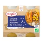 Pot Carotte Butternut Riz 2x200g Babybio Sommeil Maroc