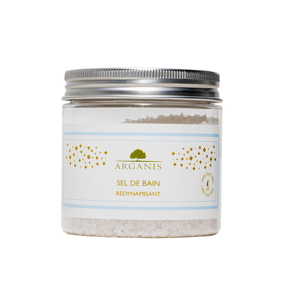 Sel de bain redynamisant – 200g – Arganis