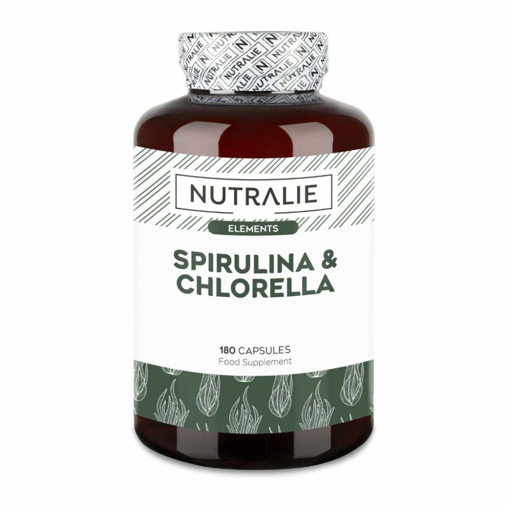 Spirulina & Chlorella – 180 capsules – Nutralie