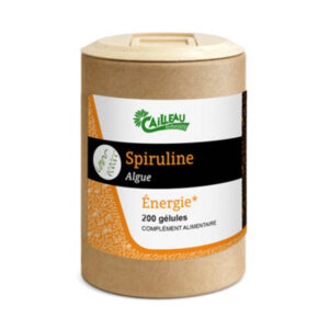 Spiruline 100 Gélules 250mg Cailleau Source d'énergie Maroc