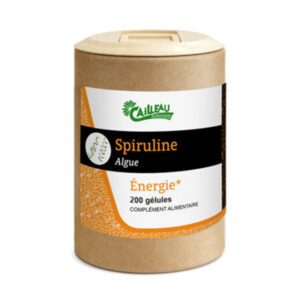 Spiruline 200 Gélules 250mg Cailleau Source d'énergie Maroc