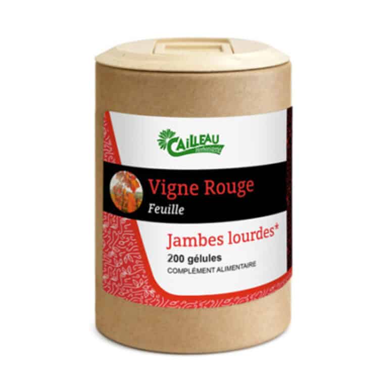 Vigne Rouge Feuille 100 Gélules 260mg Cailleau Circulation sanguine Maroc Vigne Rouge Feuille 100 Gélules 260mg Cailleau Circulation sanguine Maroc
