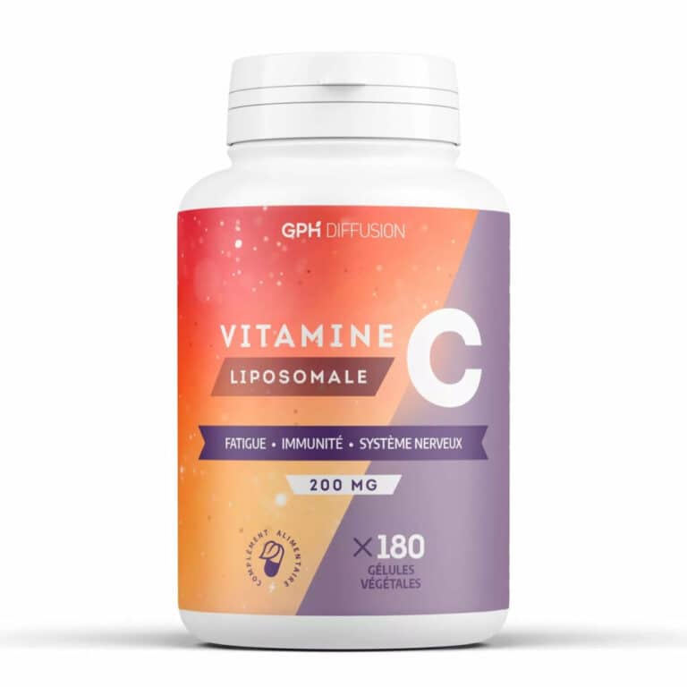Vitamine C Liposomale 180 Gélules 200mg GPH Energie et Vitalité Maroc Vitamine C Liposomale 180 Gélules 200mg GPH Energie et Vitalité Maroc