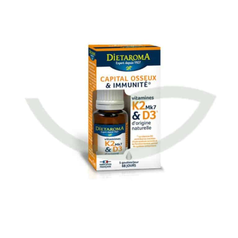 Vitamines k2 D3 15ml Dietaroma Protection contre cancer Maroc Vitamines k2 D3 15ml Dietaroma Protection contre cancer Maroc