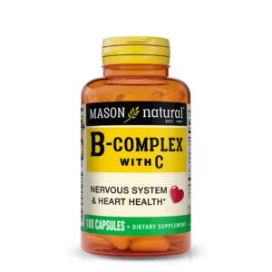 Complexe B & Vitamine C - 100 capsules - Mason Natural-Maroc