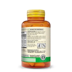 Complexe B & Vitamine C - 100 capsules - côté - Mason Natural-Maroc