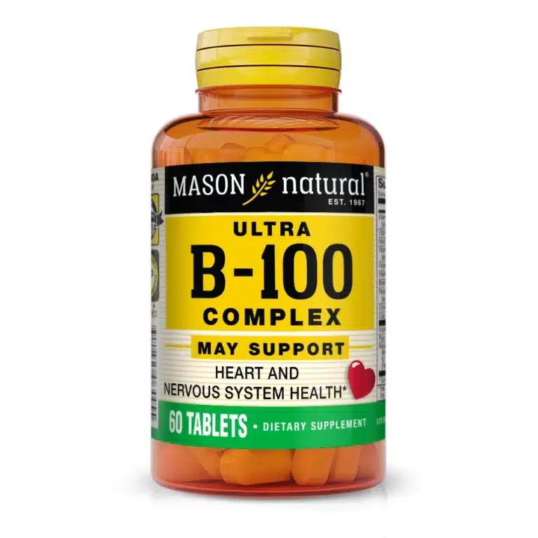 Complexe Ultra B 100 - 60 Comprimés - Mason Natural-Maroc Complexe Ultra B 100 - 60 Comprimés - Mason Natural-Maroc