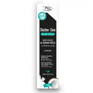 Dentifrice au Charbon Coco - 100gr - emballage - Denti Smile-Maroc Dentifrice au Charbon Coco - 100gr - emballage - Denti Smile-Maroc