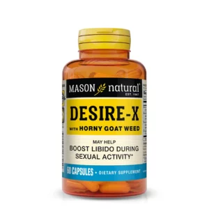 Desire-X avec Horny Goat Weed - 60 Capsules - Mason Natural-Maroc