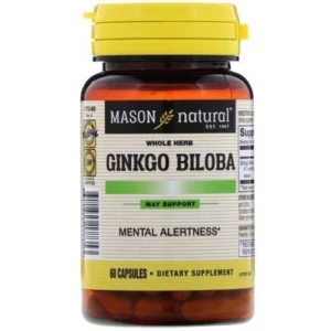 Ginkgo Biloba - 60 capsules - Mason Natural-Maroc