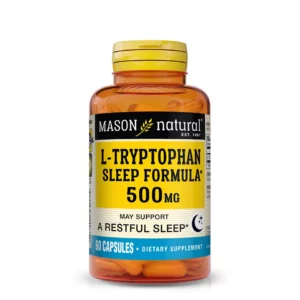 L-Tryptophane - 60 capsules - 500 mg - Mason Natural-Maroc