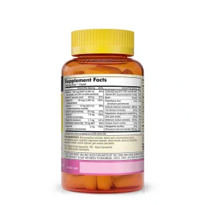 Multivitamines pour femmes- 90 capsules- arrière - Mason Natural-Maroc