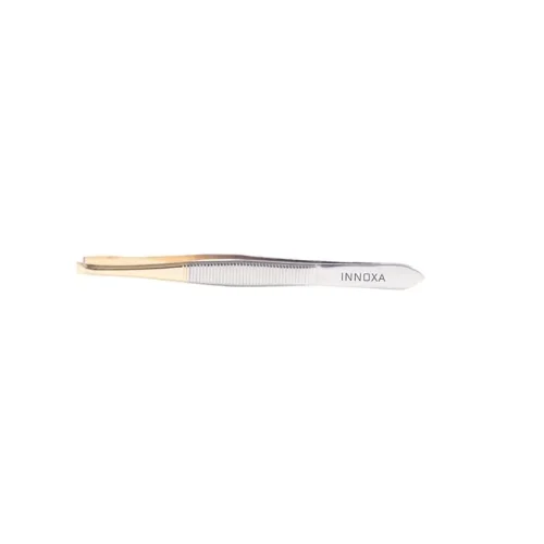 Pince à épiler mors crabe inox doré 8,9 cm Innoxa Maroc Pince à épiler mors crabe inox doré 8,9 cm Innoxa Maroc