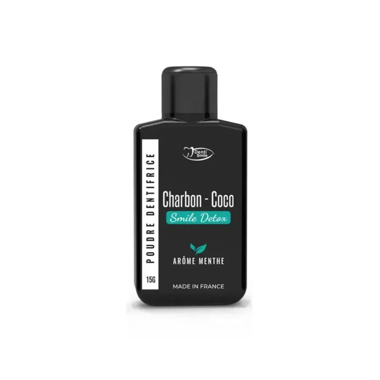 Poudre de Dentifrice Charbon Coco - 15g - Denti Smile-Maroc Poudre de Dentifrice Charbon Coco - 15g - Denti Smile-Maroc