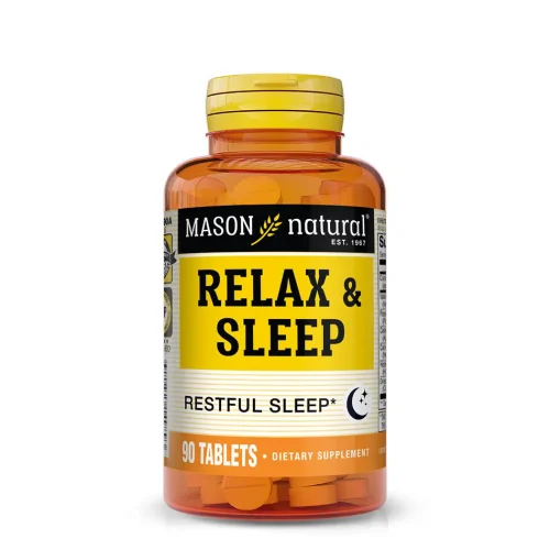 Relaxation et Sommeil - 90 Comprimés - Mason Natural-Maroc Relaxation et Sommeil - 90 Comprimés - Mason Natural-Maroc