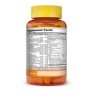 Super Multiple - 34 Vitamines et Minéraux - 100 comprimés - arrière - Mason Natural-Maroc