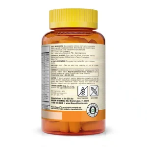 Super Multiple - 34 Vitamines et Minéraux - 100 comprimés - côté - Mason Natural-Maroc