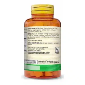 Vitamine B-1 100 mg - 100 Comprimés - côté - Mason Natural - Maroc