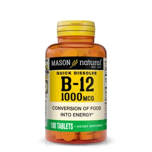 Vitamine B-12 - 100 Comp-1000 mcg - Mason Natural - Maroc