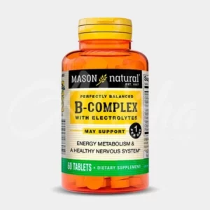 Vitamine B-Complexe avec Electrolytes - 60 Comp - Mason Natural