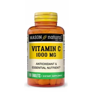 Vitamine C - 1000 mg - 100 Comprimés - Mason Natural - Maroc