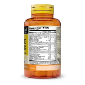 Vitamines multiples quotidiennes avec des minéraux - 60 comprimés - arrière - Mason Natural-Maroc