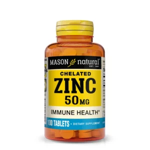 Zinc - 100 comprimés - 50 mg - Mason Natural-Maroc