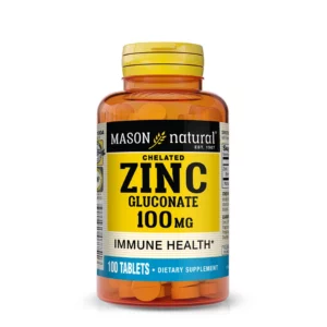 Zinc 100 mg - 100 Comprimés - Mason Natural-Maroc