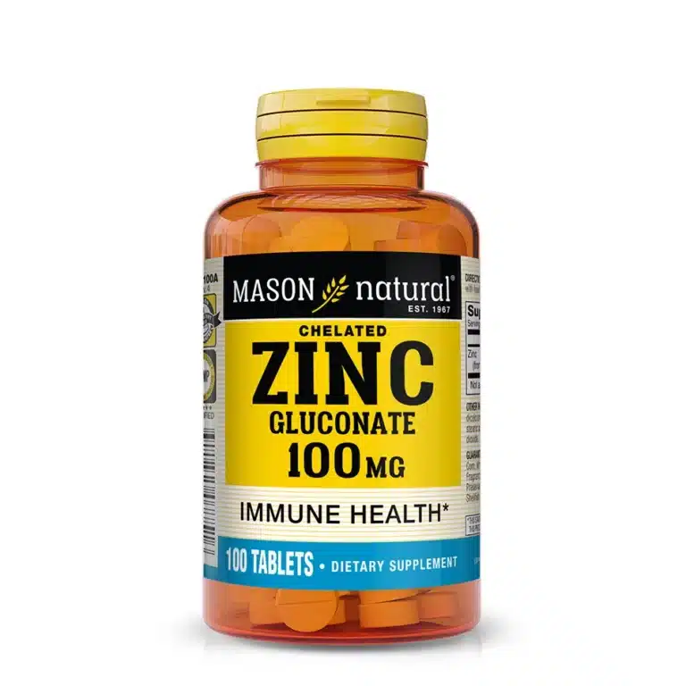 Zinc 100 mg - 100 Comprimés - Mason Natural-Maroc Zinc 100 mg - 100 Comprimés - Mason Natural-Maroc