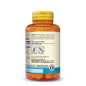 Zinc 100 mg - 100 Comprimés - côté - Mason Natural-Maroc