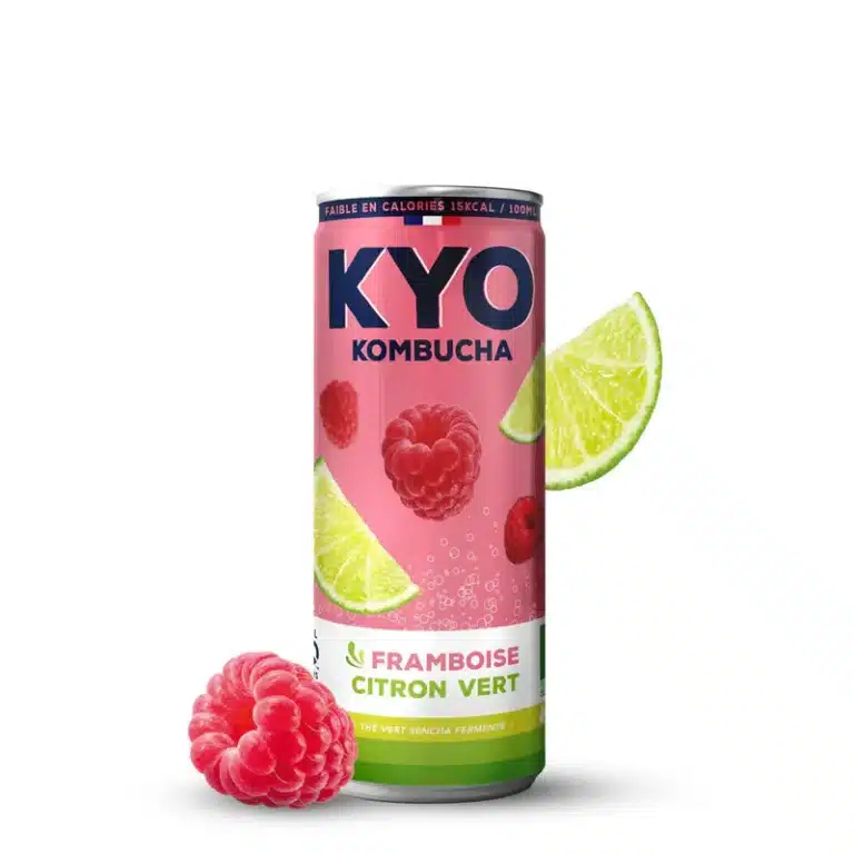 canette framboise citron vert kombucha 33cl kyo Maroc canette framboise citron vert kombucha 33cl kyo Maroc
