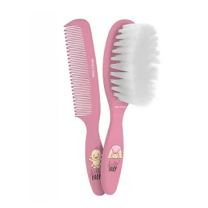 Ensemble peigne et brosse pour bébé Beter accessoires de coiffure doux