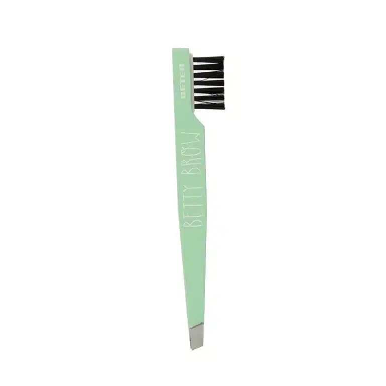 pince à épiler avec brosse 9,6cm betty brow Beter épilation exfoliante Maroc pince à épiler avec brosse 9,6cm betty brow Beter épilation exfoliante Maroc