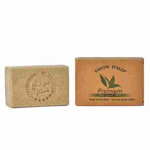 Savon d'Alep 170g Premium Aromessence Soin pésis Maroc