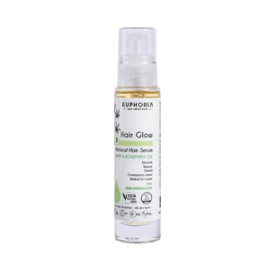 Hair Glow 50ml d'Euphoria cheveux renforcés et croissance saine Maroc.