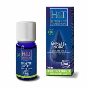 Epinette Noire 10 ml de la marque Herbes et Traditions, huile anti-inflammatoires Maroc.