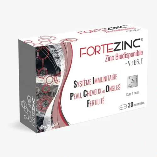 flacon Fortezinc 30 comprimés nutrimax