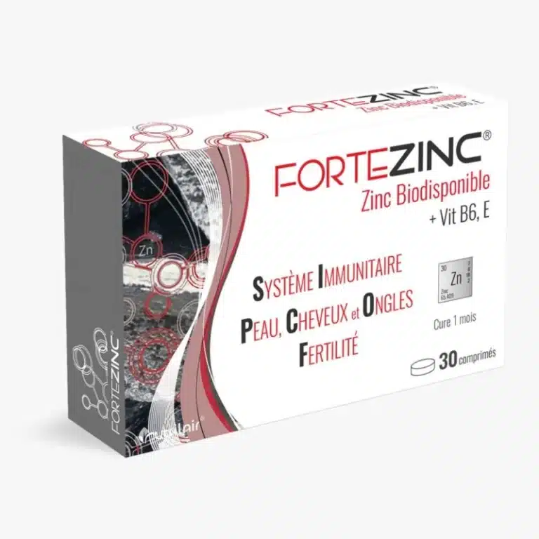 flacon Fortezinc 30 comprimés nutrimax