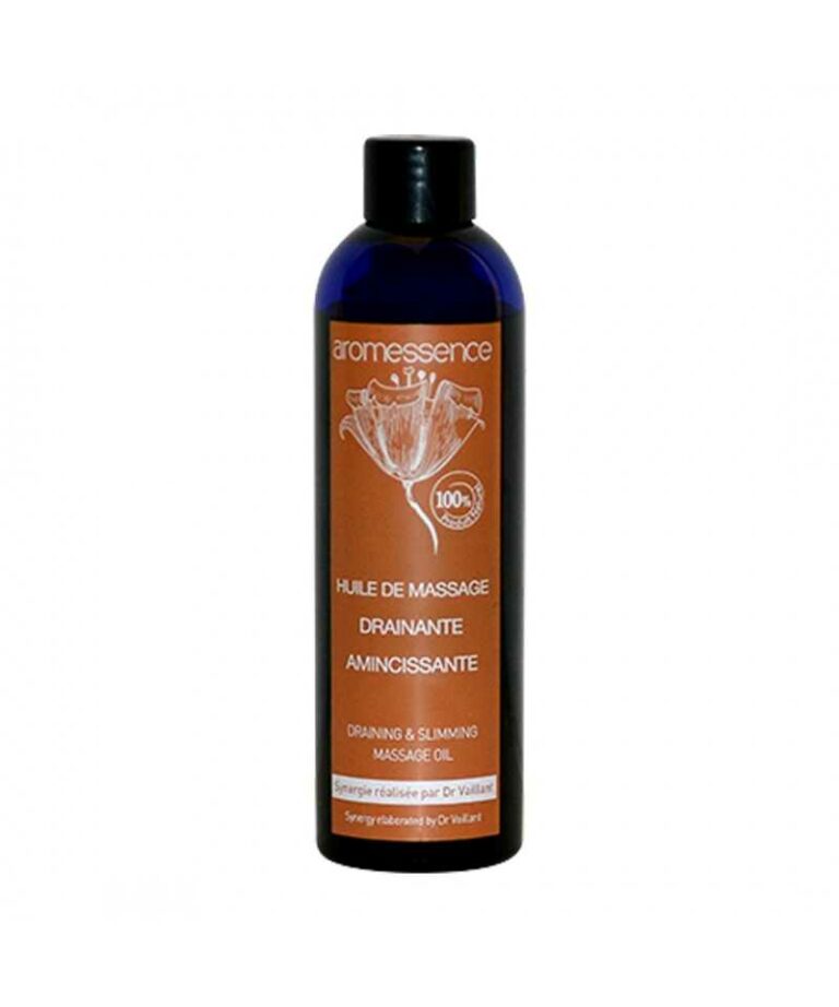 Huile Massage Drainante 250 ml de Aromessence Massage présis Maroc