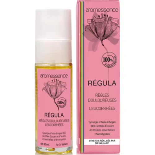 Synergie Huiles Essentielles Végétales Régula 30 ml de Aromessence soin présis Maroc