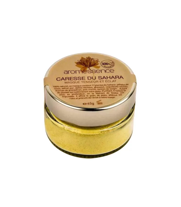 Masque Caresse Sahara 45 gr de Aromessence soin présis Maroc Masque Caresse Sahara 45 gr de Aromessence soin présis Maroc