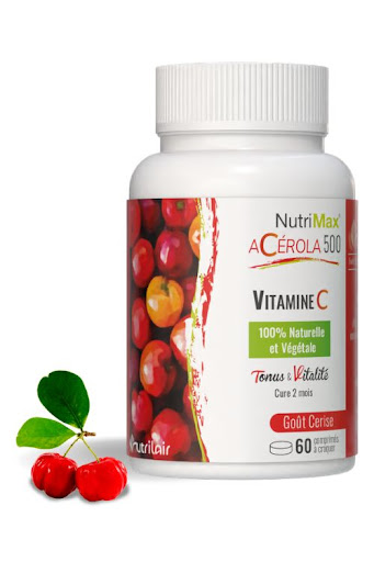 NutriMax ACÉROLA 500 – 60cp. – Nutrilair