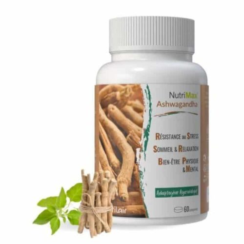 boîte ashwagandha 60 comprimés nutrimax