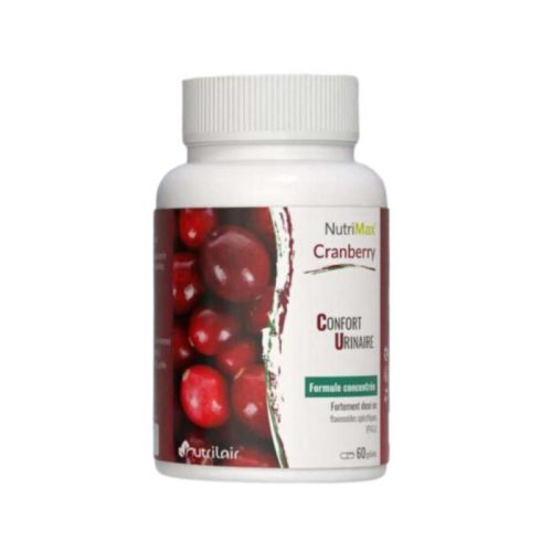 boîte cranberry 60 gélules nutrimax
