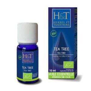 Tea Tree 10 ml de la marque Herbes et Traditions, huiles essentielles Maroc.