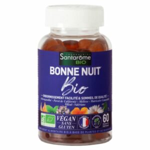 Bonne Nuit 60 gummies de Santarome Sommeil revitalisant au Maroc