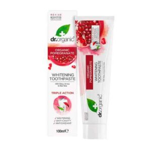 Dentifrice pomegranate Healthy Gums 100ml Dr Organic soin dentaire Maroc