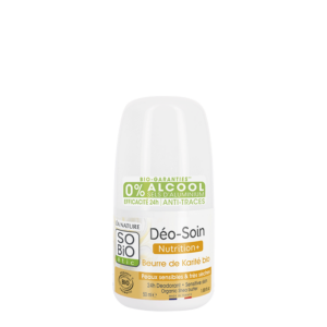 Déo-soin nutrition+ beurre de karité bio 50ml de So'Bio pour une Fraicheur 24h au Maroc