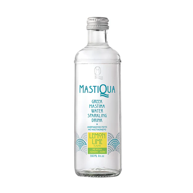 Eau pétillante citron vert – 330ml – Mastiqua