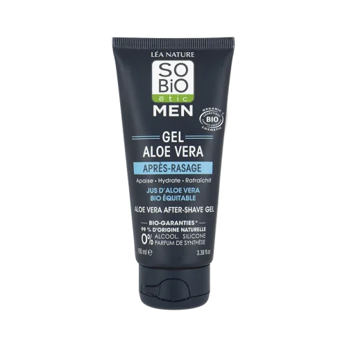 Gel après-rasage à l'aloe vera 100ml de So'Bio un Après-rasage au Maroc Gel après-rasage à l'aloe vera 100ml de So'Bio un Après-rasage au Maroc
